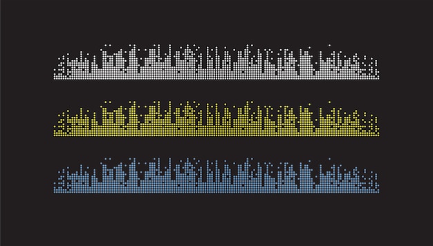 Equalizador de ondas sonoras Antecedentes tecnológicos abstractos