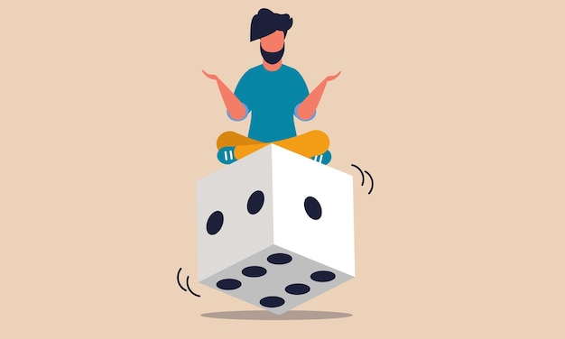 Equilibrio de apuestas y riesgo en los dados de negocios Costo de incertidumbre y oportunidad adversa financiera