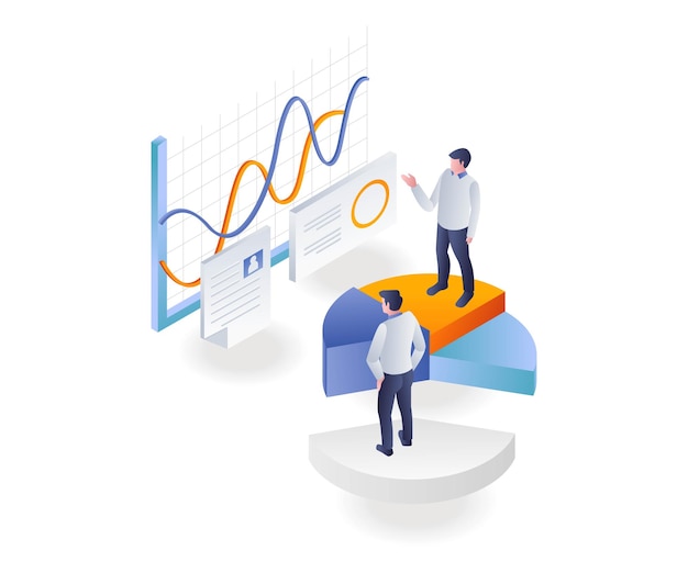 El equipo analiza los datos comerciales de inversión