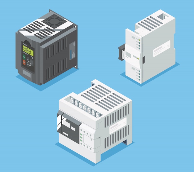 Equipo básico del sistema plc isométrico diseñado