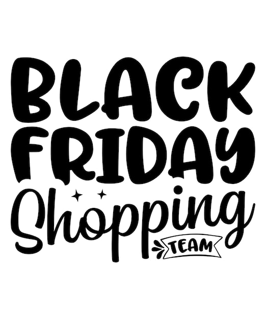 Equipo de compras del Black Friday