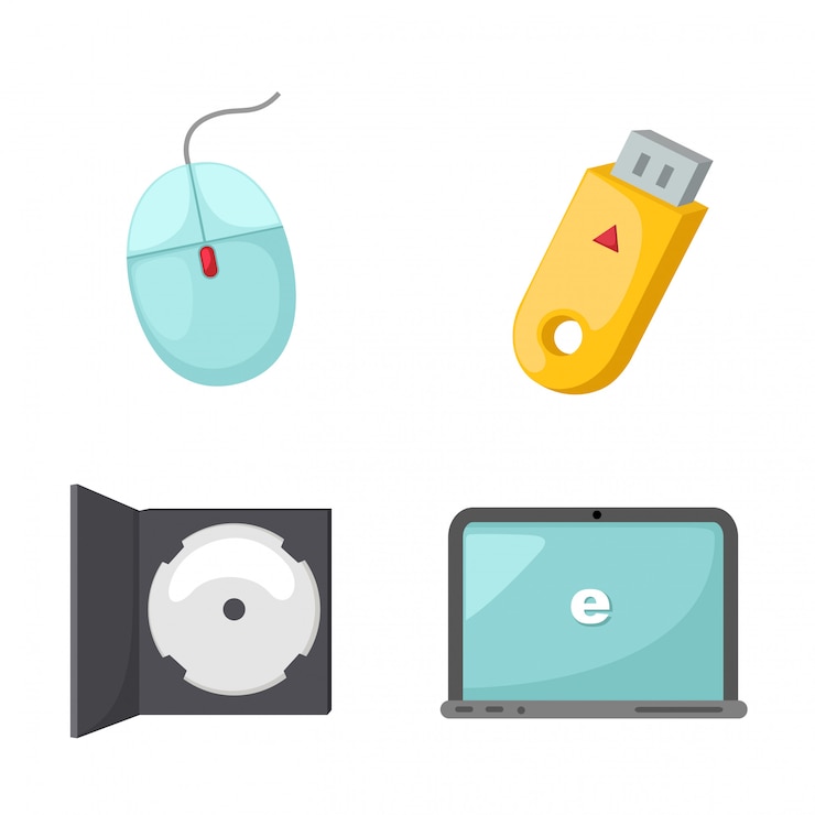 Vector equipo de computadora