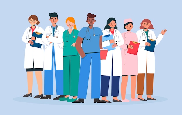 el equipo de doctores