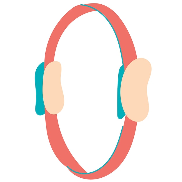 Equipo de ejercicio de Pilates con forma de anillo circular y mango Anillo de círculo de Pilates Vida saludable