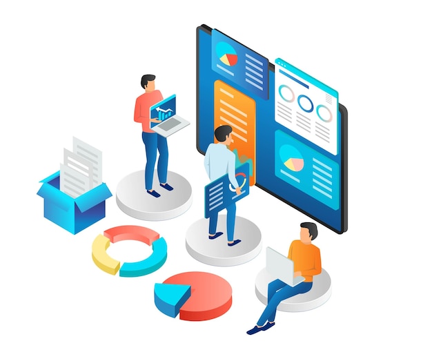 El equipo está compilando datos analíticos web.