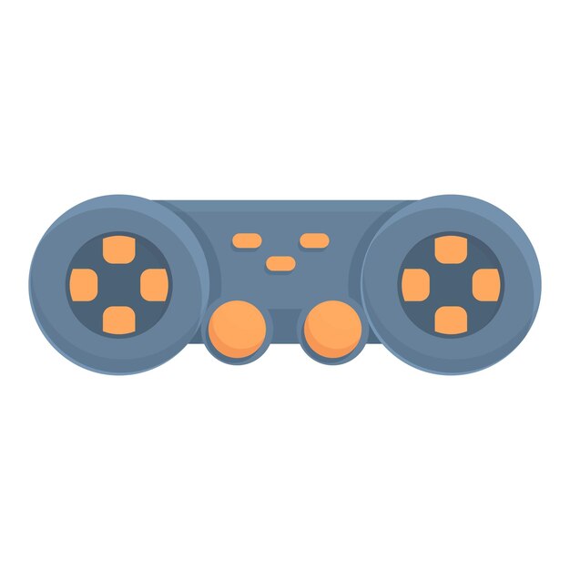 Equipo joystick icono dibujos animados vector deporte juego gamer pc