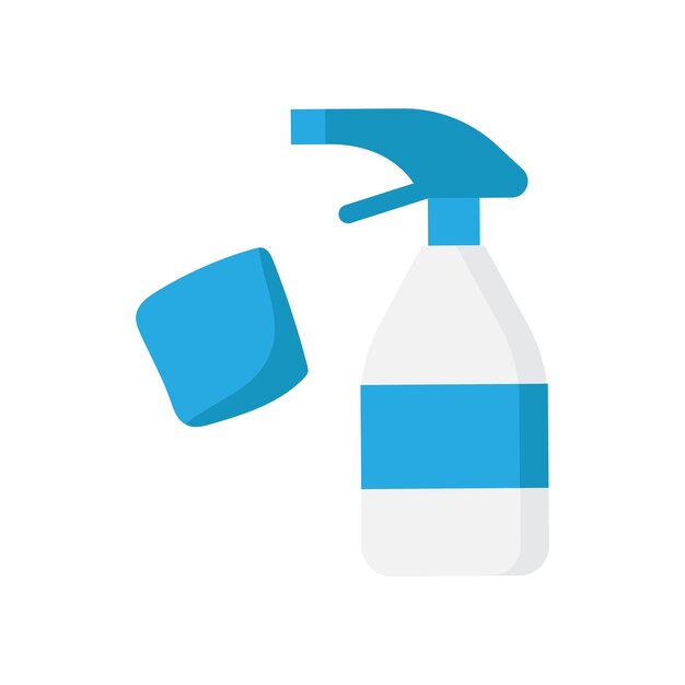 equipo de limpieza de superficies vectoriales sobre un fondo blanco