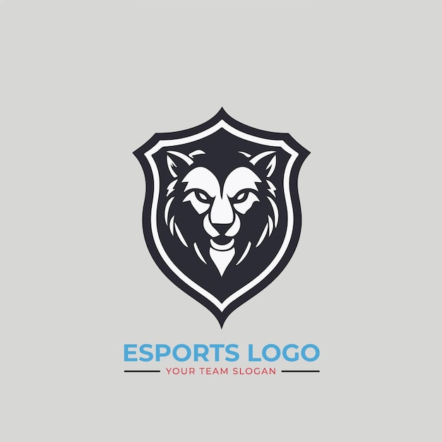 Equipo de logotipos de deportes electrónicos para marcas y negocios