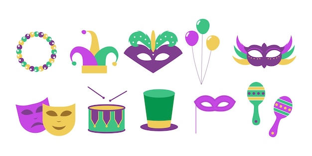 Equipo para el Mardi Gras