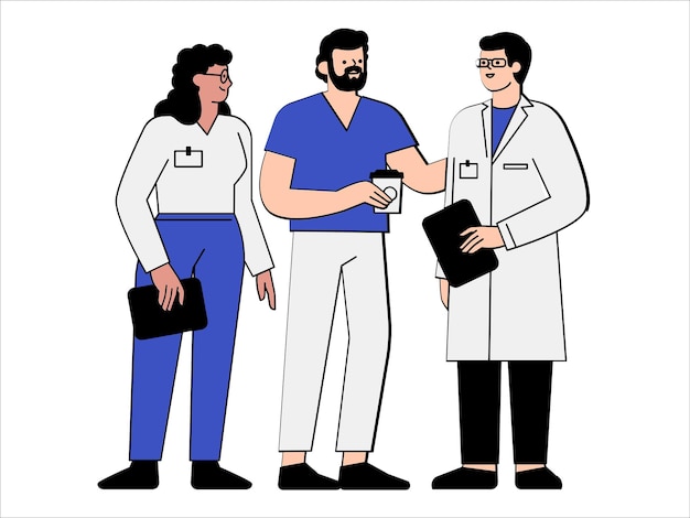 equipo médico profesionales de la salud médicos