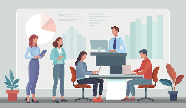 Equipo de negocios tormenta de ideas Colaboración en equipo de trabajo