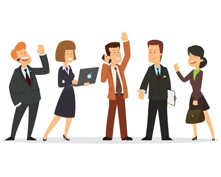 Vector equipo de negocios