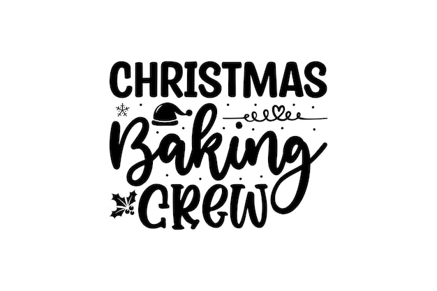 Equipo de repostería navideña