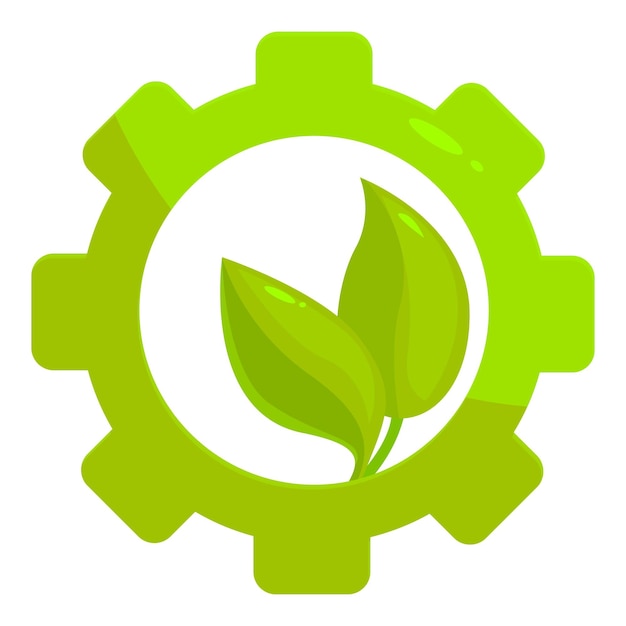 El equipo verde simboliza la sostenibilidad ambiental y la innovación