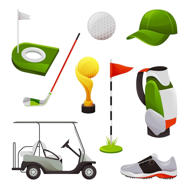 Equipos de golf y accesorios deportivos