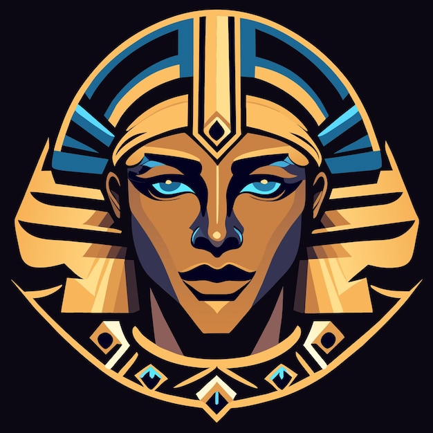 Vector la era de cleopatra en los iconos