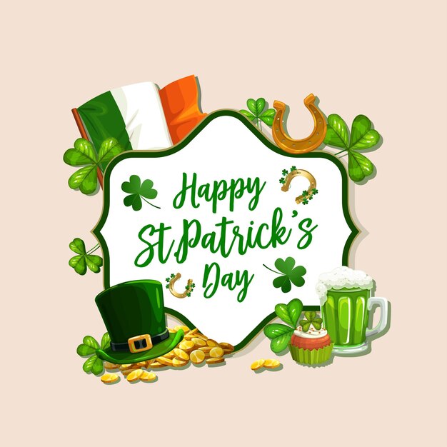 Era el día irlandés de San Patricio y el diseño de la camiseta.