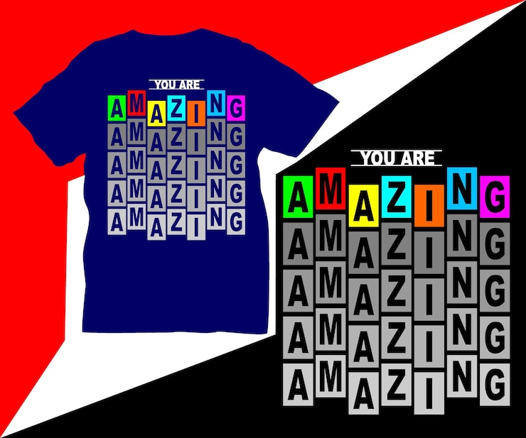 Vector eres increíble cita de diseño de camiseta de tipografía vectorial