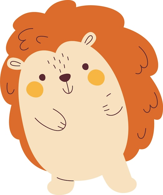 Erizo Animal De Pie