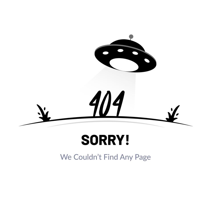 Vector error 404 página no encontrada no se muestran datos