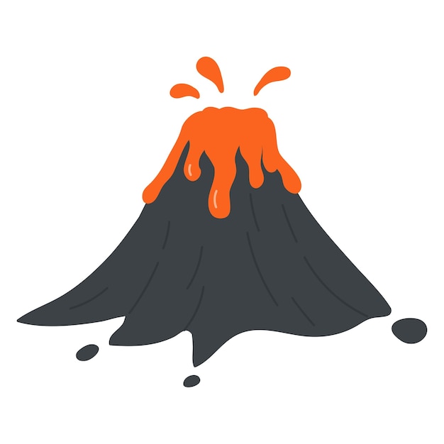 Erupción de un volcán italiano