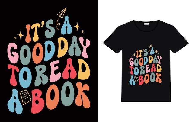 Es un buen día para leer un libro de diseños de camisetas.