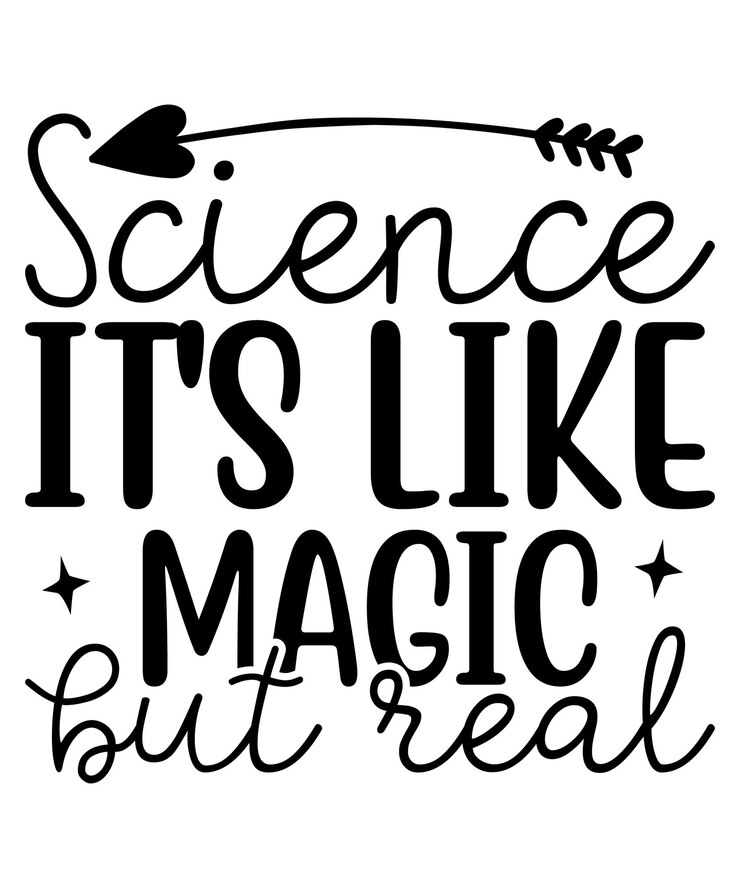 Es ciencia como magia pero diseño SVG real