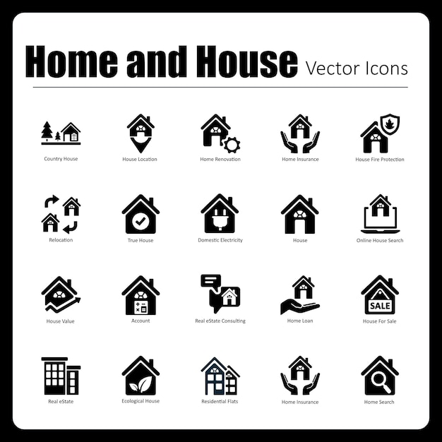 Esta es una colección de 20 hermosos íconos vectoriales de pixel hechos a mano perfectos para el hogar y la casa