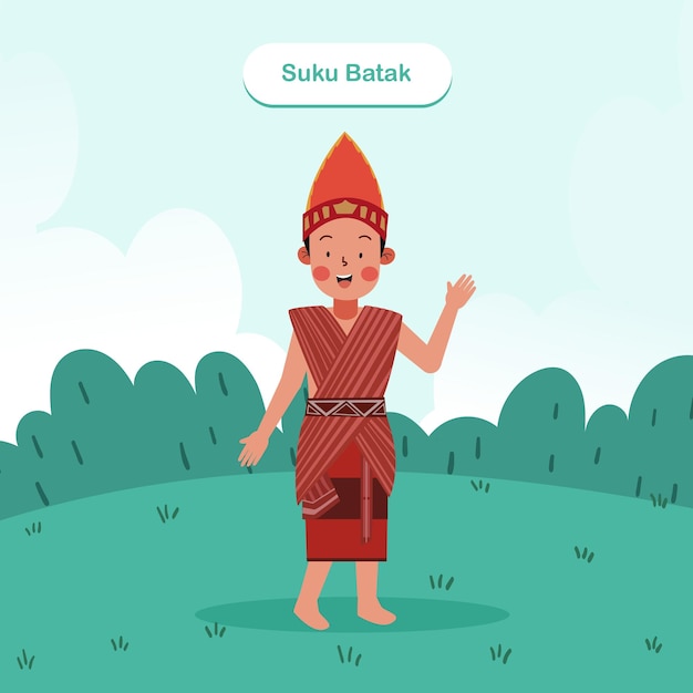 Vector esta es la cultura de indonesia para la educación