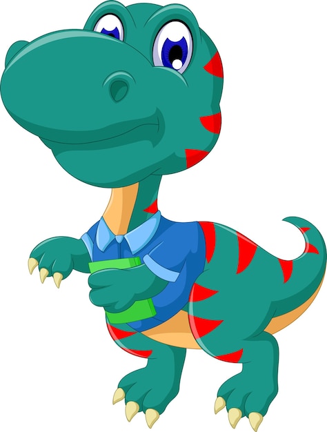 Es un dinosaurio lindo.