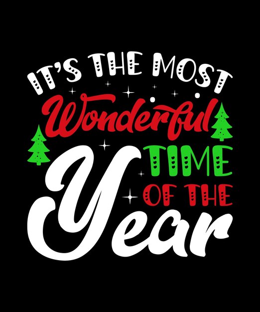 Es la época más maravillosa del año. Árbol de Navidad, camisetas, festivales cristianos.