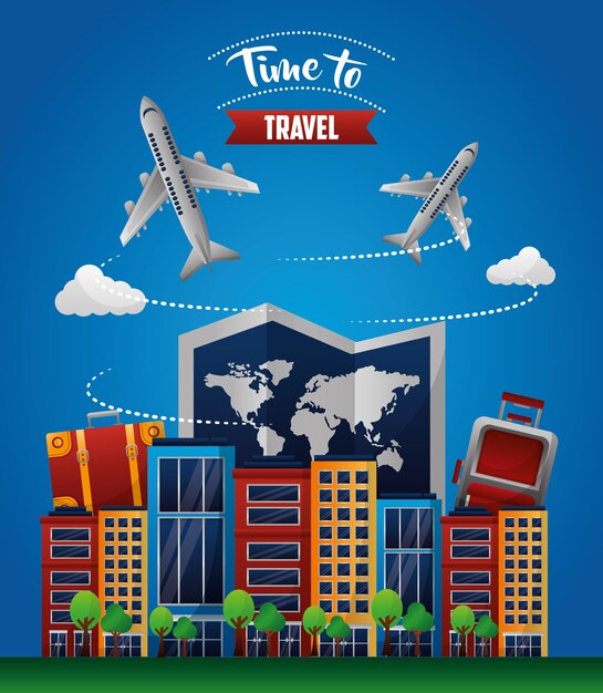 es hora de viajar por el mundo