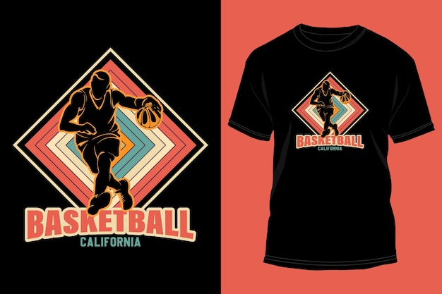Vector esta es una ilustración vectorial de diseño de camiseta de baloncesto de alta calidad