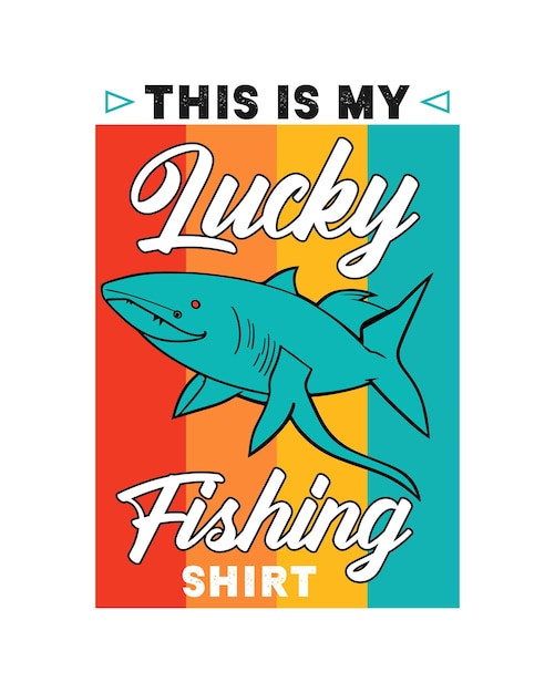 Esta es mi camisa de pesca de la suerte camisa de pescado diseño camiseta de pesca