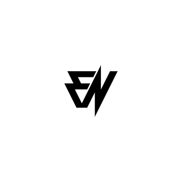 ES monograma logo diseño carta texto nombre símbolo monocromo logotipo alfabeto carácter simple logo