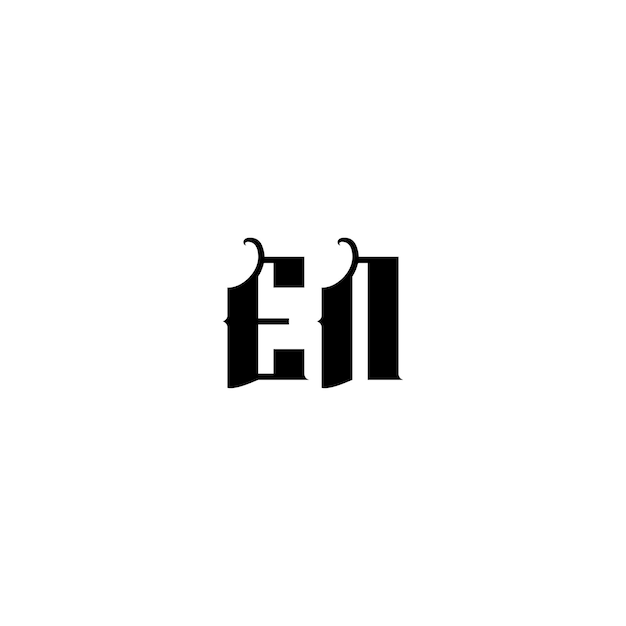 ES monograma logo diseño carta texto nombre símbolo monocromo logotipo alfabeto carácter simple logo