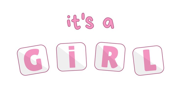 es una niña para fiesta de genero Baby shower