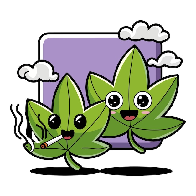 Es una pegatina de cannabis medicinal muy bonita.