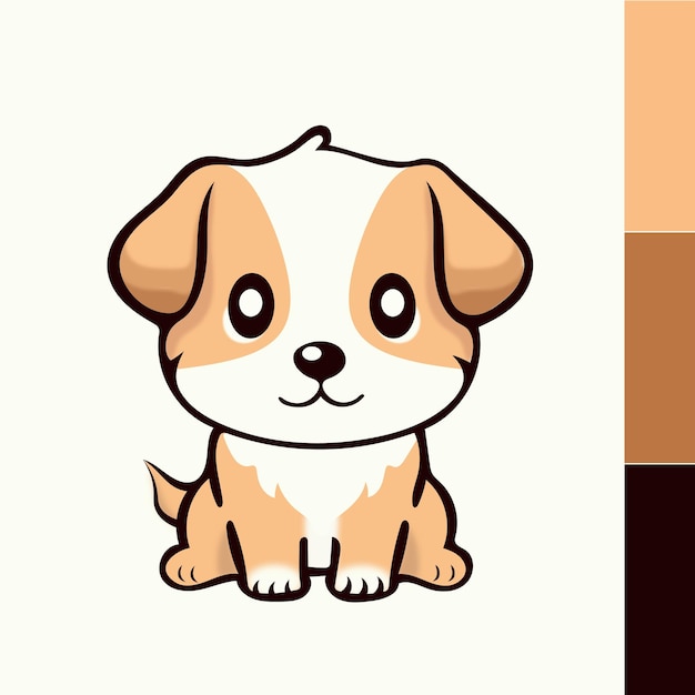 Vector es un perro lindo.