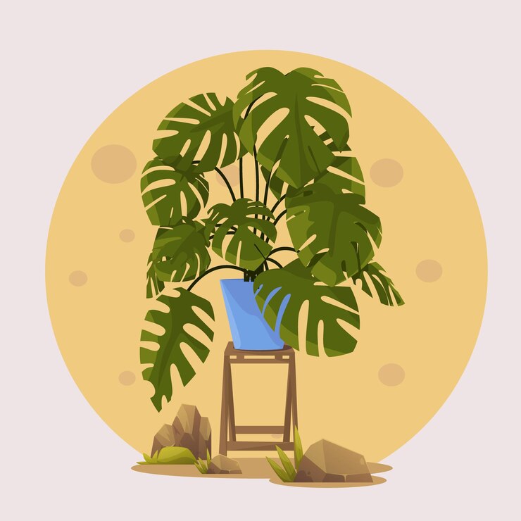 Esta es una planta Monstera adansonii