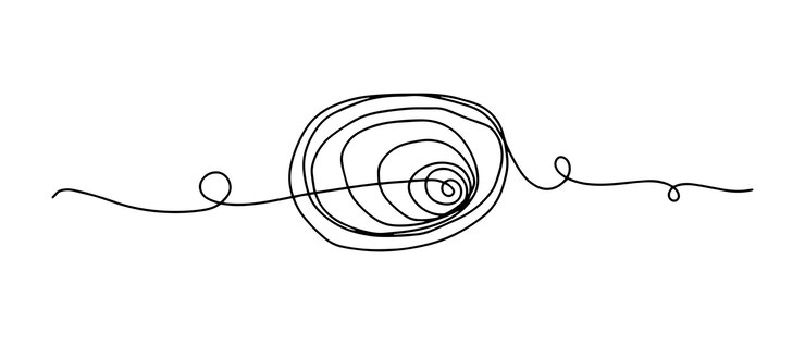 Vector esbozo dibujado a mano de enredos garabateados escriptura abstractamente garabateada ilustración vectorial