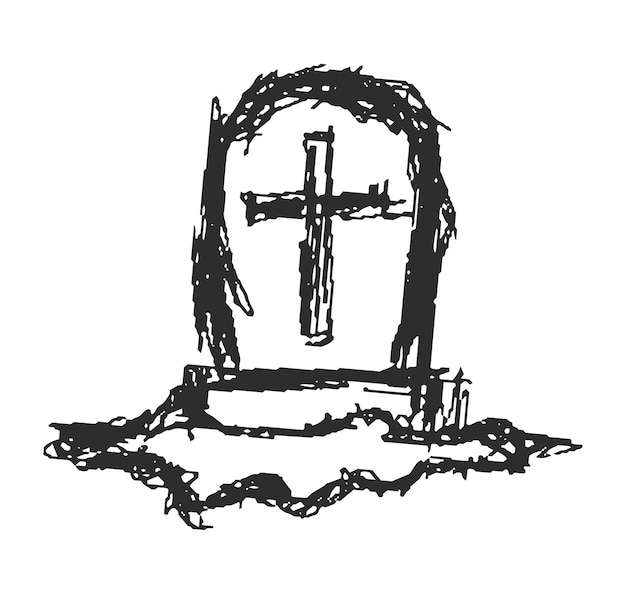 Esbozo de elemento de Halloween truco o trato ilustración vectorial Jack o linterna