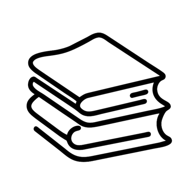 Esbozo del icono de la biblioteca