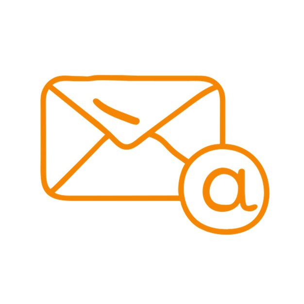 Esbozo del icono del correo electrónico
