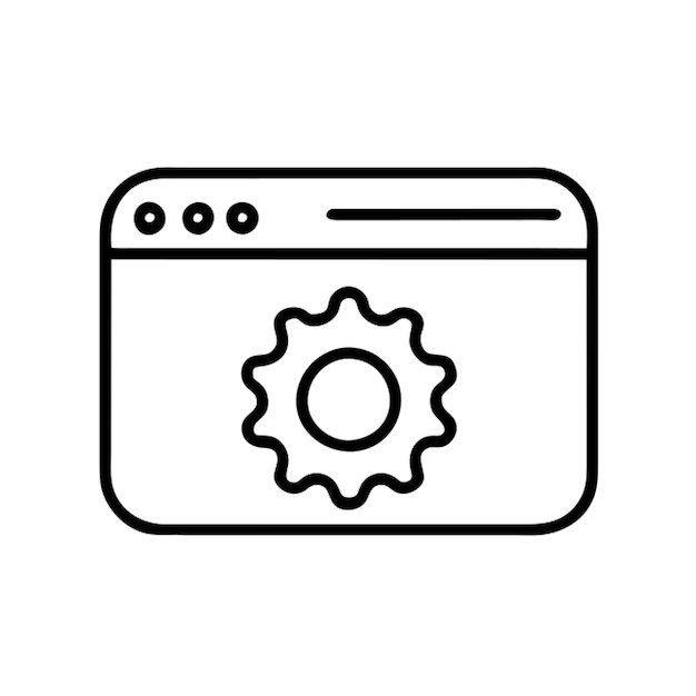 Esbozo del icono de desarrollo del frontend