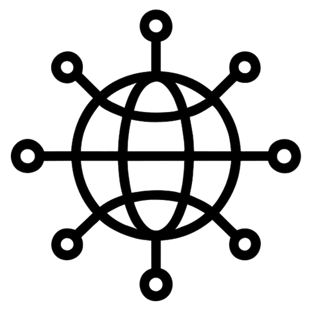 Esbozo del icono de implementación de la red