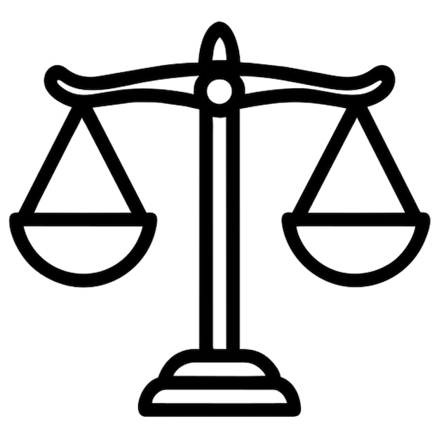 Esbozo del icono de la justicia