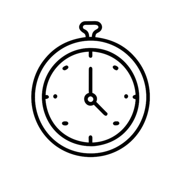 Esbozo del icono de tiempo
