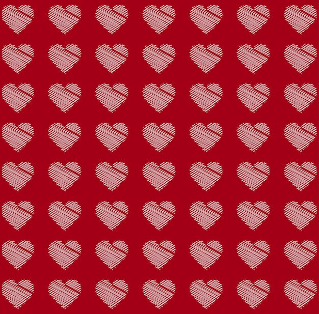 Esbozo del patrón del corazón