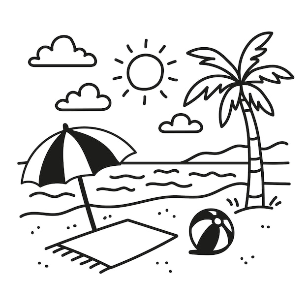 Esbozo de playa